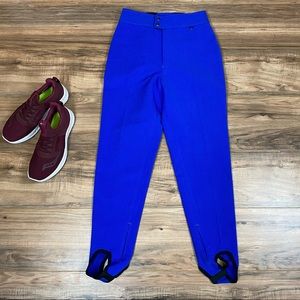 Kaelin Vintage Stirrup Wool Snow Pant Women's 8 Color‎ Blue